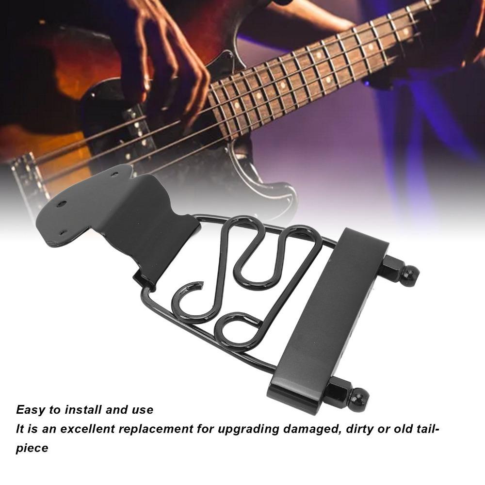 Metal Tailpiece Bridge Black/Silver Metal Guitar Tailpiece Guitar Tailpiece 6 String Guitar чёрный