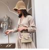 SCIONE Straw Small Bag Female New Summer Forest Woven Silk Scarf Fairy Bucket Bag Girl Messenger Beach Bag