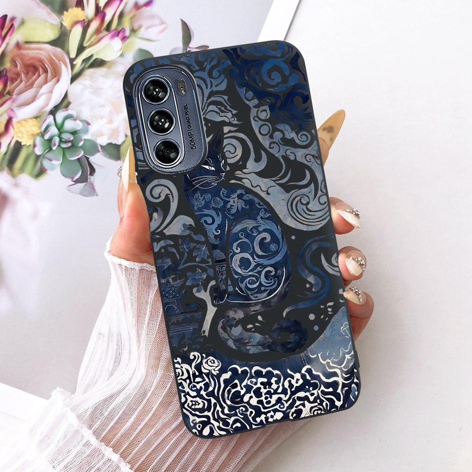 For Motorola Moto G62 5G Case Fashion Butterfly Bowknot Pattern Soft Silicone Cover For Motorola Moto G22 G32 G42 4G Phone Shell