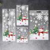 50pcs Snowman Cookie Baking Packaging Bags Candy Snack Gift Bag Xmas Tree Snowflake 2024 Christmas New Year Party Decorations