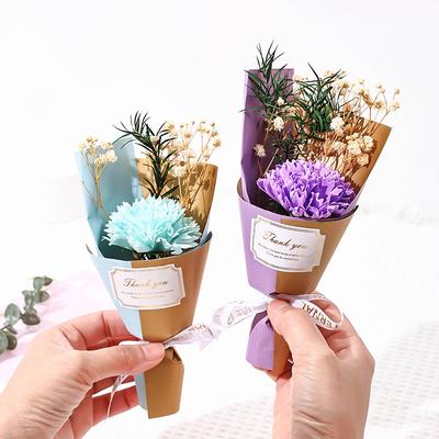 Mini malé sušené květiny kytice suché růže koupelové květiny na tělo dekorace párty potřeby květinové mýdlo svatební dekorace dárek nejlepší DIY