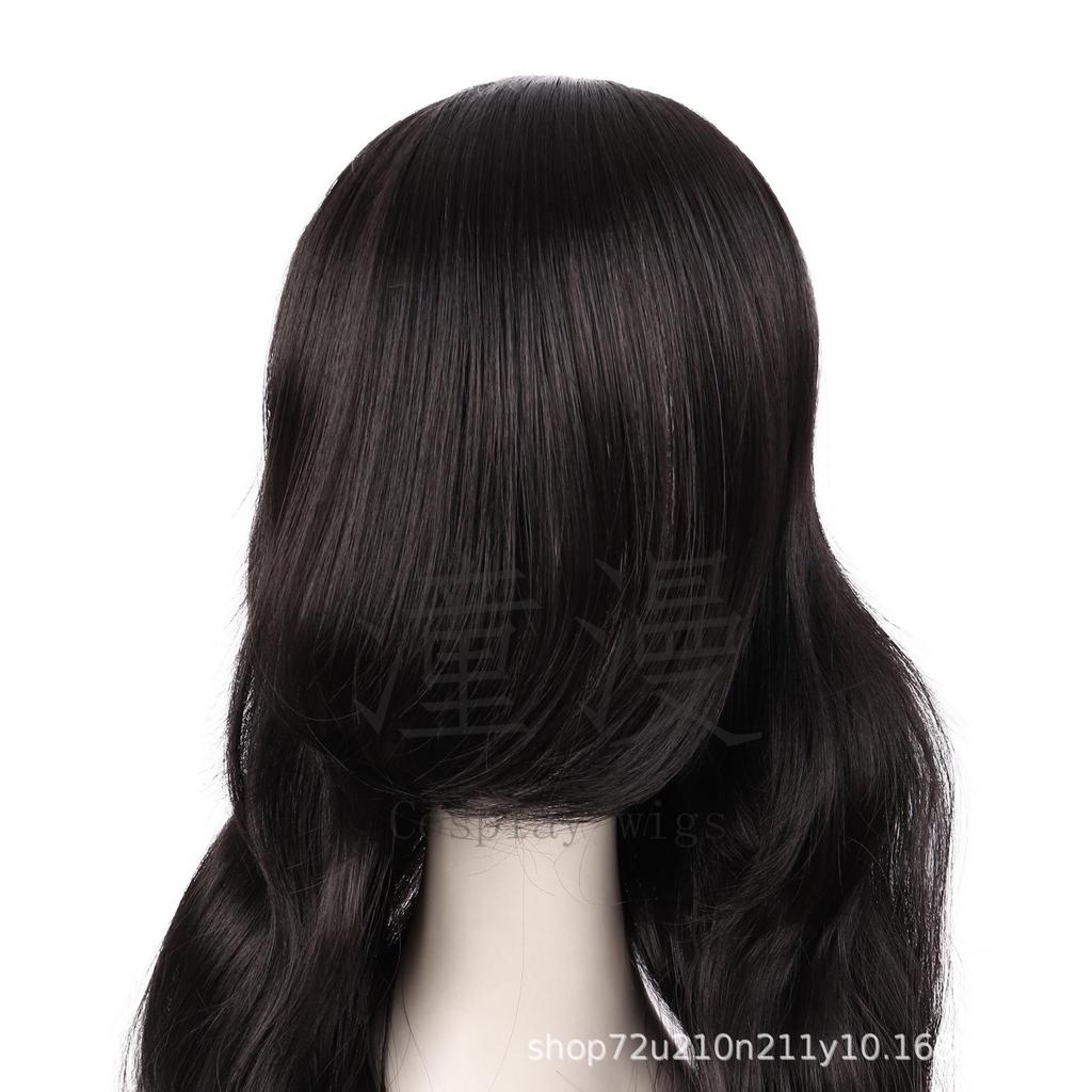 Two-Dimensional Women's Long Curly Wig - 70cm Universal Gold Anime Cosplay, Heat-Resistant Big Wave Hair.