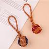 Handmade Braided Bag Charm with Ball Knot Woven Rope Keychain for Women Handbags Purse Bags Pendant Car Keys Gifts Accessories