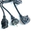 CCC 3-Pin Verlängerungskabel, 1,5-2,5 mm², 10A-16A, Stecker-Buchse, Chinesischer Standard.