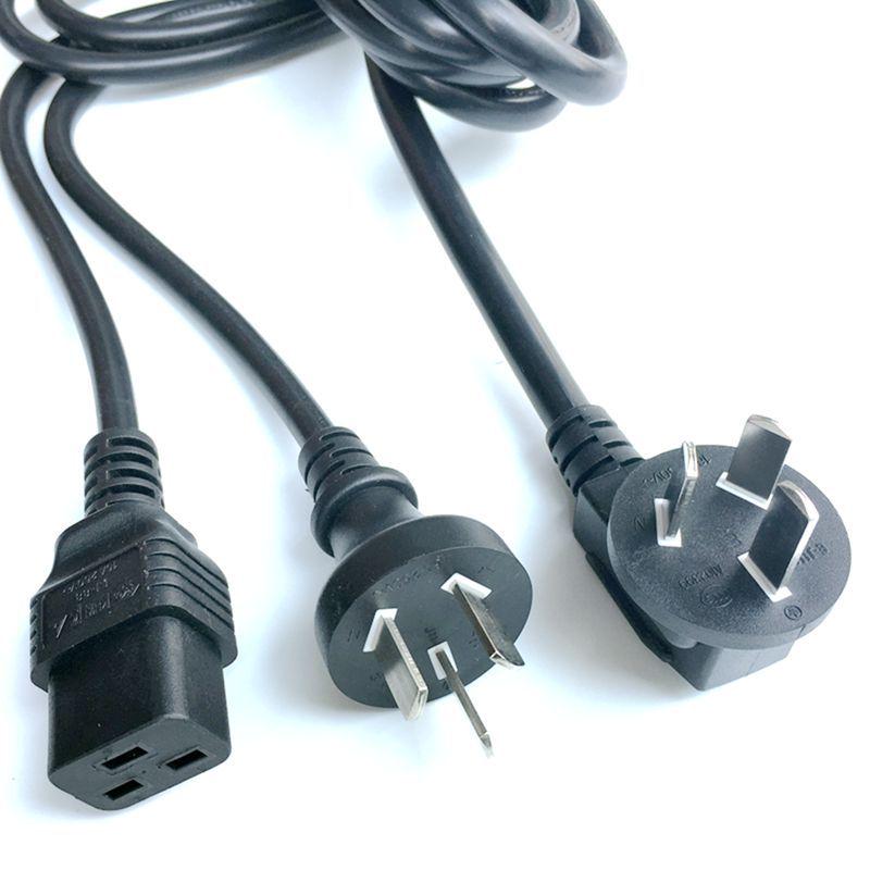 CCC 3-Pin Verlängerungskabel, 1,5-2,5 mm², 10A-16A, Stecker-Buchse, Chinesischer Standard.