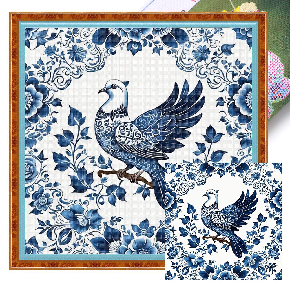 Kit Cusături în Cruce cu Imprimeu Animalier Set Artizanal de Broderie DIY 11CT Decorațiune pentru Casă