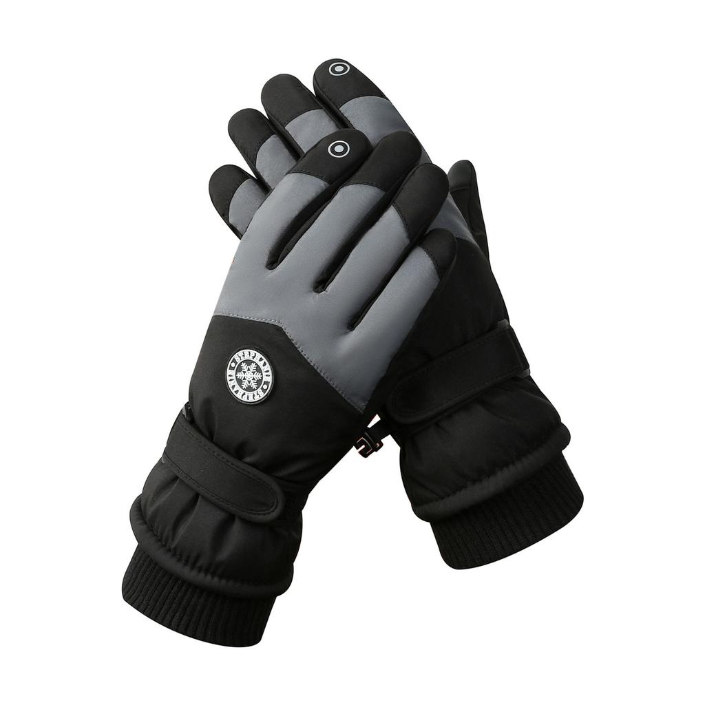 Ski Gloves for Men and Women Outdoor Cycling  Touch Screen  Warm  Fleece and Thickened Gloves  Waterproof and Anti Slip