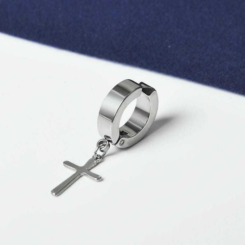 Pánské trendy magnetické náušnice a unisex falešné klipy na uši