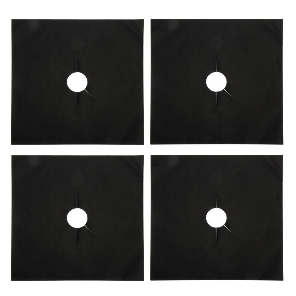 1-8 PCS Stove Protector Cover Gas Stove Protector Burner Cover Foil Stovetop Mat Pad Clean Liner For Kitchen Cookware Reusable
