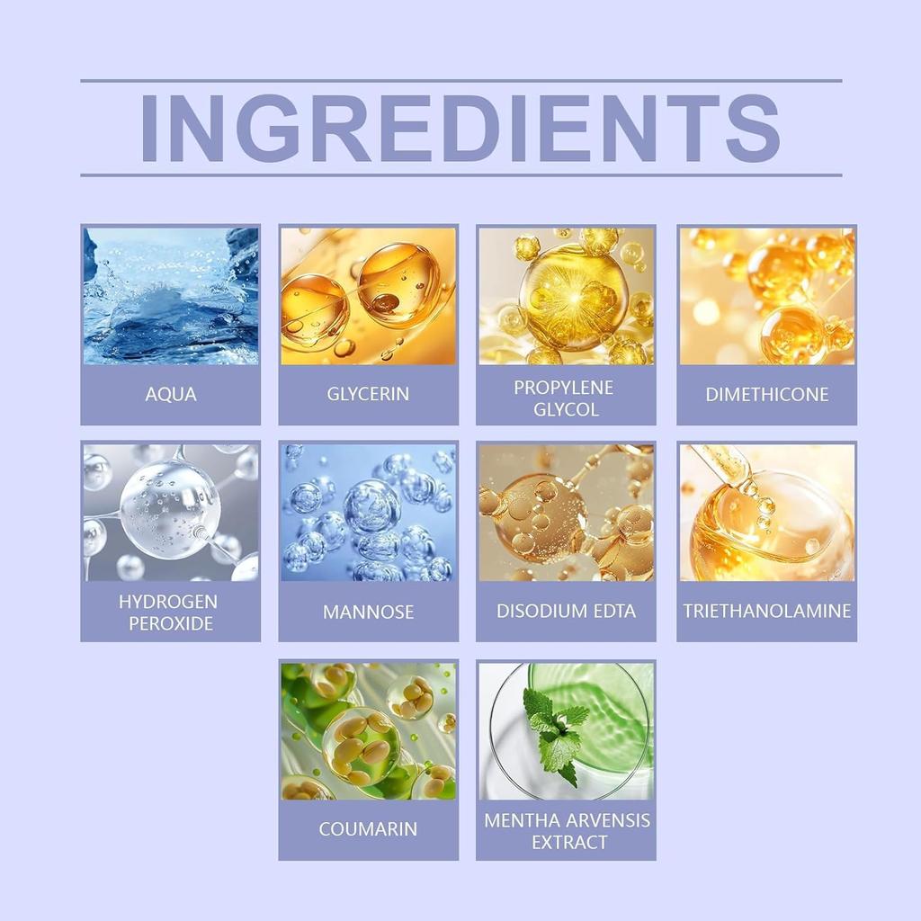 Purple Teeth Whitening Strips, Daily Purple Whitening Strips for Surface Stain Reduction & Natural Shine, Pack of 14