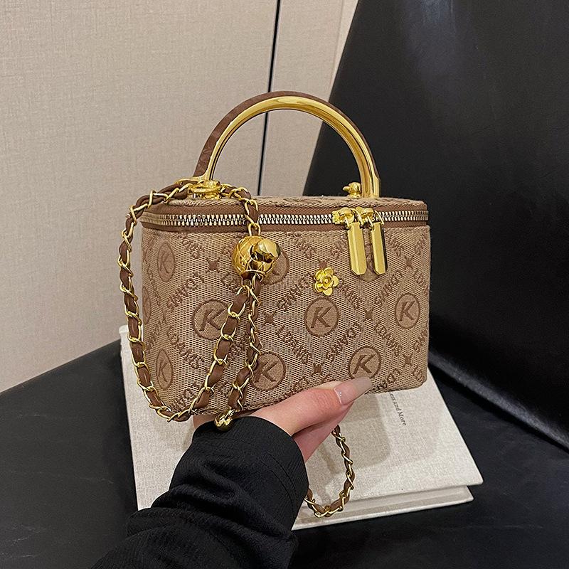 Shoulder bag Small daisy box bag Slack high-intelligence diamond chain Crossbody portable small square bag