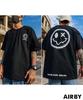 Airby Short Sleeve with Smile Back Perfect for and Casual Available In XXL and XXL Stylish and Perfect for Adults and Men's T-Shirt Print, Loungewear,