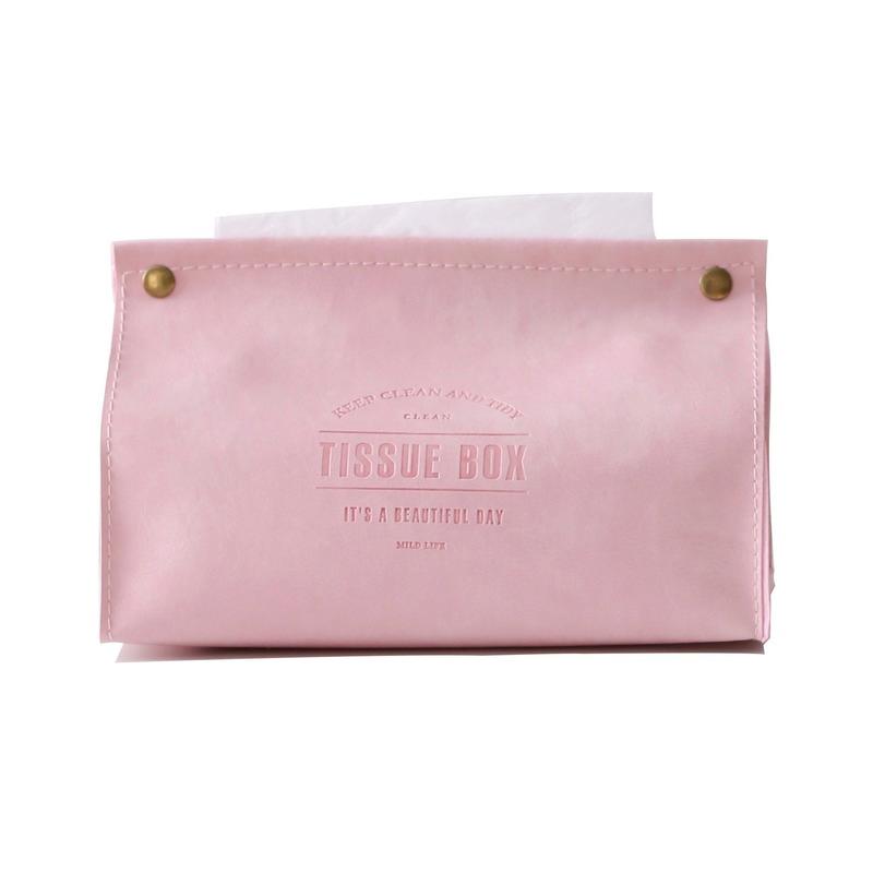 Schicke Taschentuchbox Behälter PU-Leder Marmormuster Zuhause Auto Handtuch Serviette Papiere Spender Halter Tischdekoration