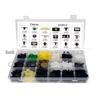 350pcs Automotive Trim Panel Snap-in Fasteners for Honda, Toyota, Mazda, Ford, Buick