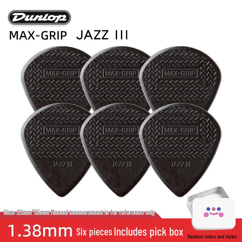 Dunlop Jazz3 Electric Guitar Pick - Genuine Small Turtle Jazz 3-Speed Bass Pick