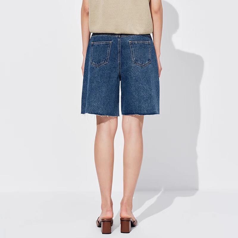 Sweet Basil Women's Comfortable Breathable Denim Shorts