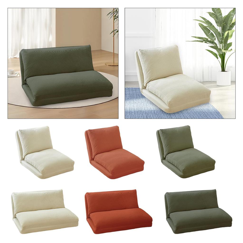 Foldable Sofa Bed Apartment Living Room Skin Friendly Corduroy Guest Bed Soft Ergonomic Tatami Bedroom Sofa Washable Sofa Cover