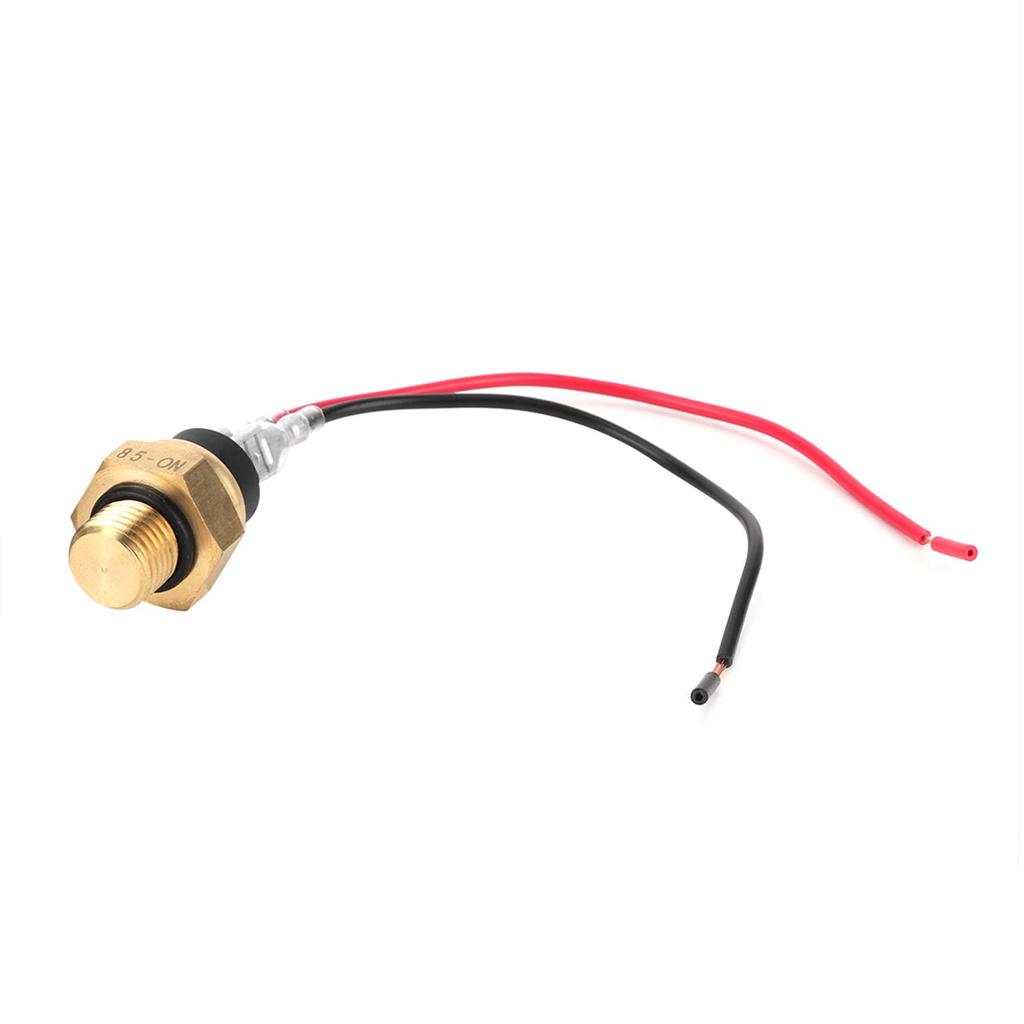 Thermostat Water Temperature Radiator Temperature Water Temperature Sensor Fan Thermostat Water Temperature Switch 22mm Straight Replacement for