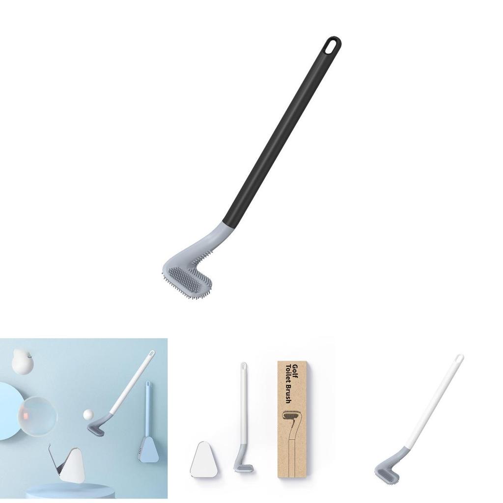 Premium Toilet Cleaning Brush Golf Club Design Ergonomic Handle Effective Bathroom Cleaner