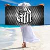 Santos FC Logo Print Beach Towel, Large Soft Quick Dry Towel for Beach Camping Swimming