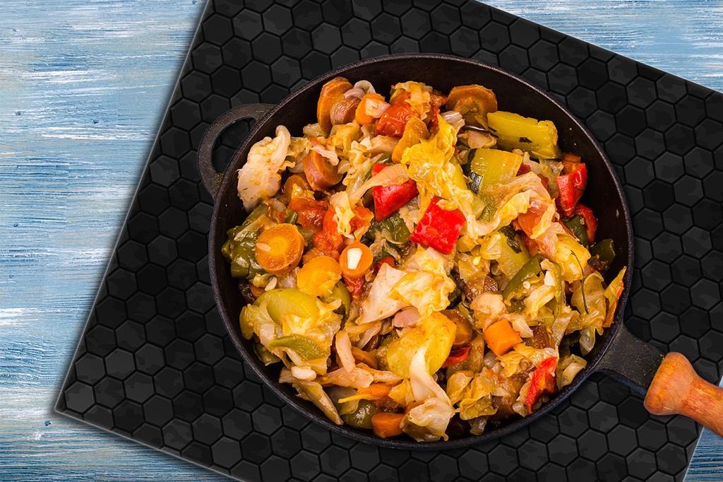 PANEL SZKLANY DO KUCHNI 65x60 Wzór