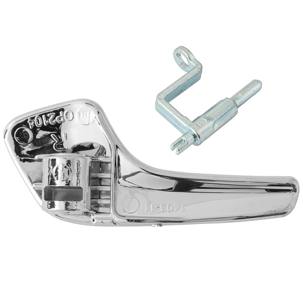 Opel Corsa D 06-14 inner door handle CHROME right + inner door handle pin 2 pcs. SET