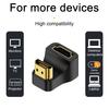 Adapter HDMI-compatible Male To Female 180 Degree Adapter 8k@60hz HD Output Portable No Delay Plug And Play Converter with Indicator Light