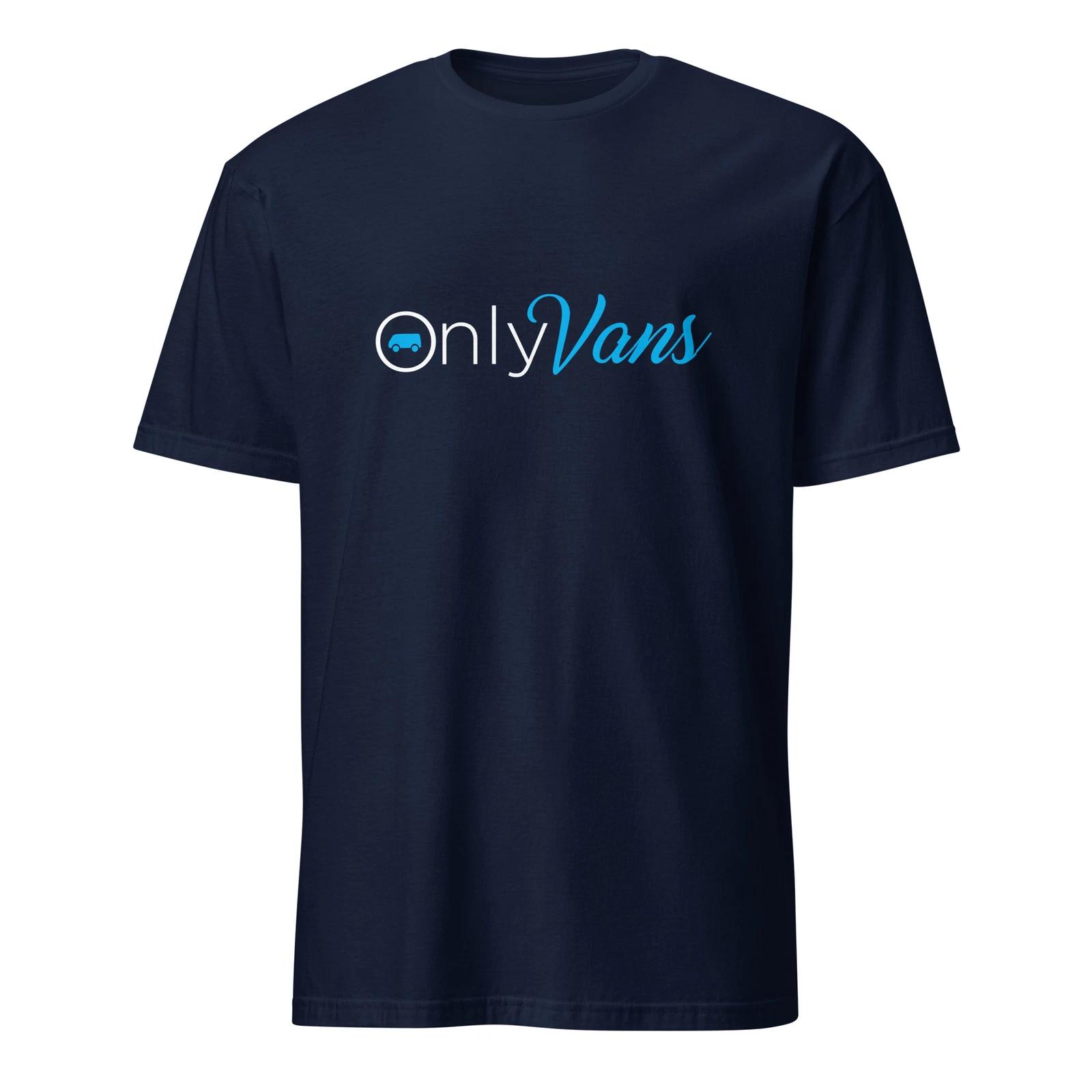 Only Vans Short-Sleeve T-Shirt van life, camper van, passenger van, mini van 4XL