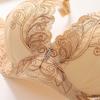 Women's Beautifully Embroidered Floral Bra Push Up Pair Breast Support Comfort Bra Thin Brasieres Sexy