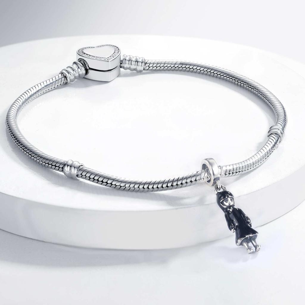 Charms Do Pandora Zawieszka Charms Wednesday Rodzina Addamsów Charms Srebro 925 Trusky