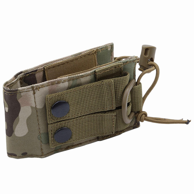 Outdoor Molle Tactical Radio Holder Case Portable Interphone Hanging Bag Magazine Pouch Pocket for Walkie Talkies