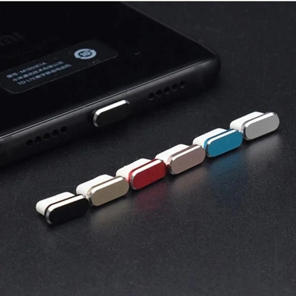 5PCS Port Protector Caps USB Charging Port Protector Charging Port Dust Cover  Cellphone Protection