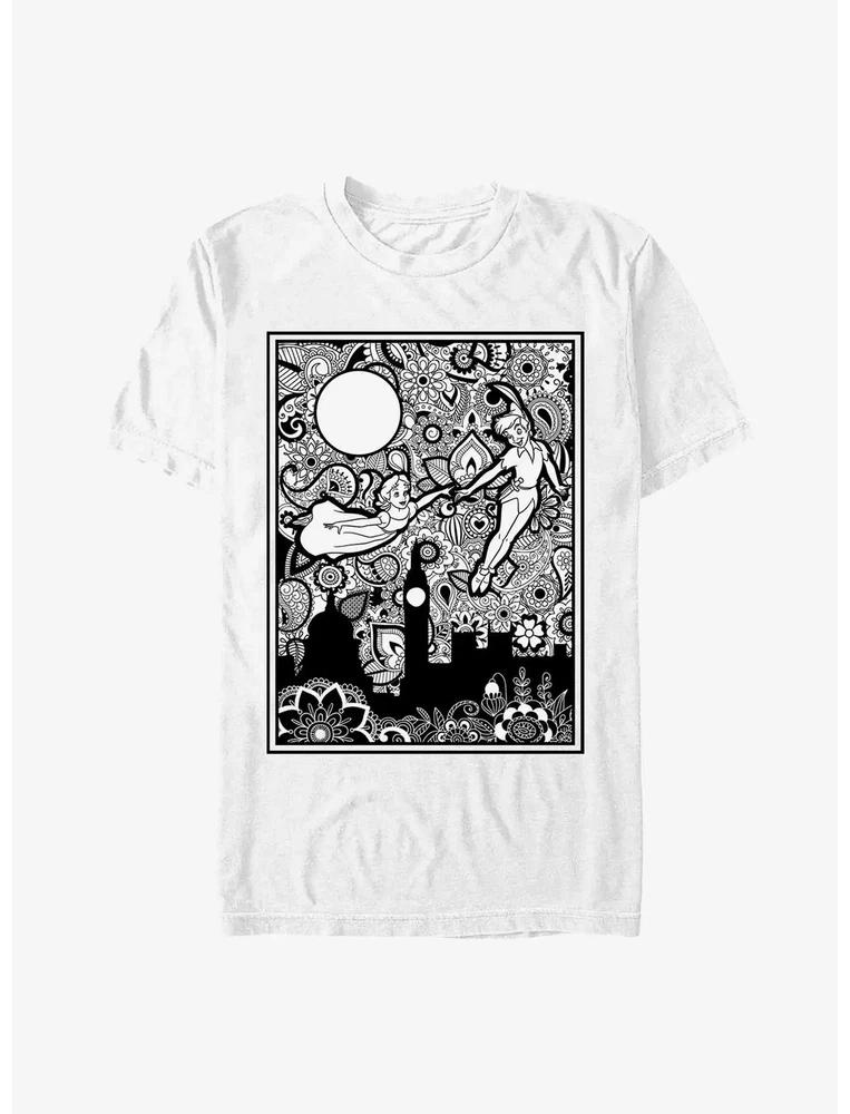 Peter Pan And Wendy Paisley Flying TShirt Size S 4XL Gift For Friends S
