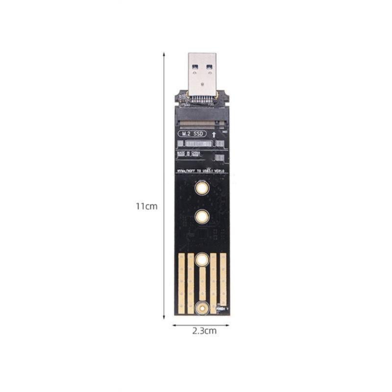 M.2 NVME SSDs to USB Adapter for Fast File Transfers Support for 2280 2260 2242 2230 Drive Type C/USB Interfaces