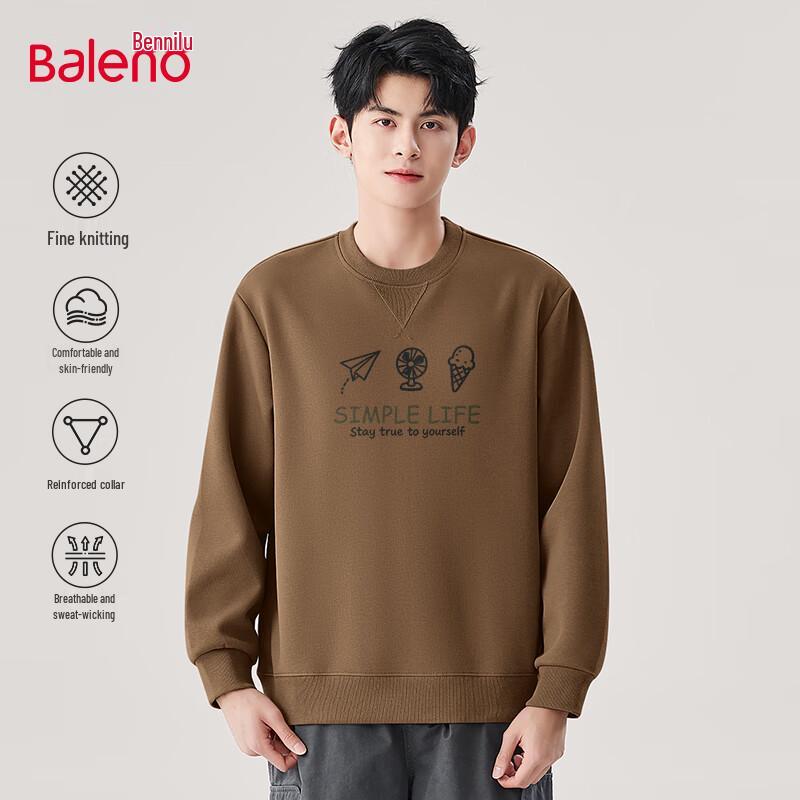 Baleno Men's JPB Simple Summer Print Crewneck Sweatshirt