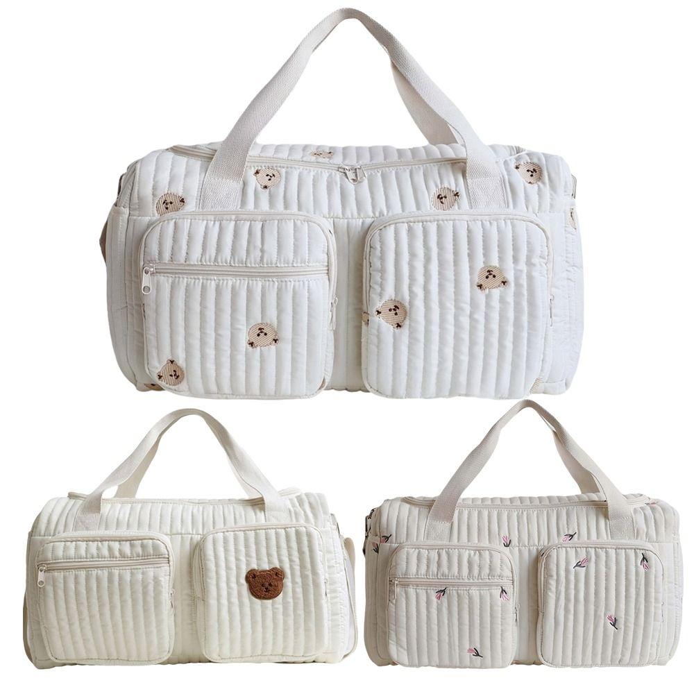 Large Capacity Baby Diaper Bag Lightweight Diaper Changing Tote Bag Mommy Bag  for Travel Outdoor