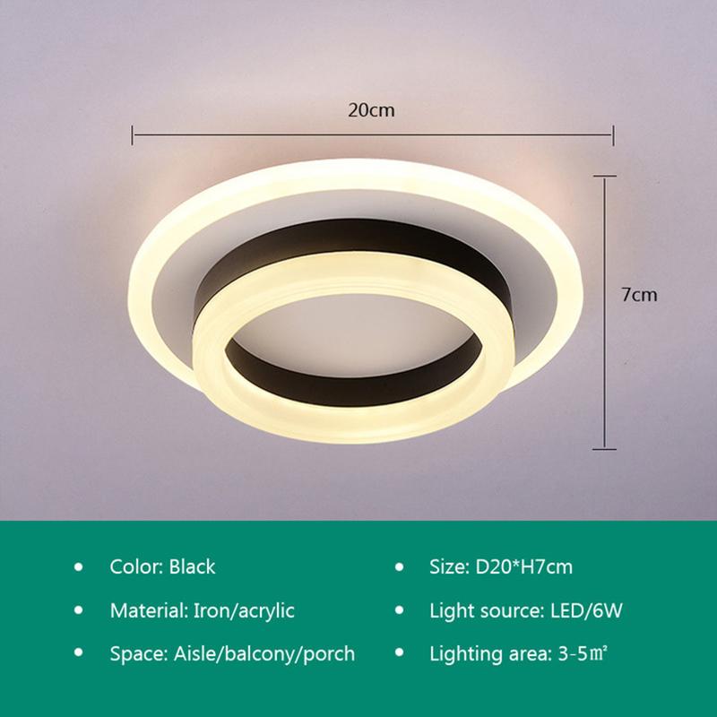 Modern LED Ceiling Lamp For Dining Living Room Bedroom Kitchen  Aisle Corridor Stairs Entrance Minimalist Style Home Decor Light