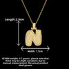 New Style Necklace Featuring Trendy Letter Design In Bold Font, with A Luxurious and Exclusive Look, Suitable for Sophisticated Accessories.