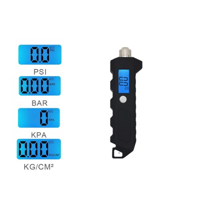 ABS & Metal Truck Tire Pressure Gauges with Digital Display Pressure Meter for Precise Monitoring & Enhances Road Safe 