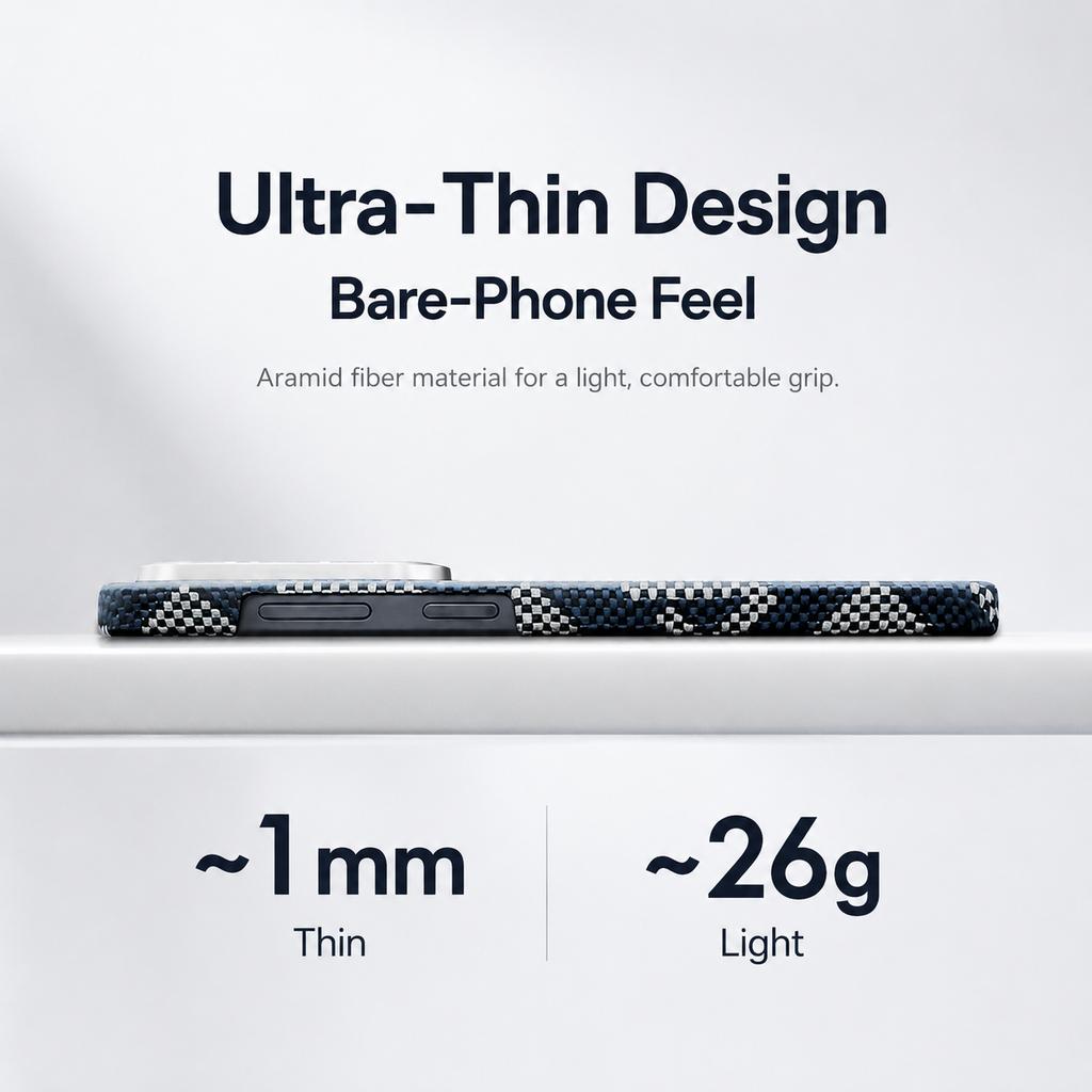 Per Samsung Galaxy S26 Ultra Custodia 100% Fibra di Carbonio Aramidica Kevlar Con Magsafe Copertura Lussuosa Magnetica Ultra-Sottile Custodia Posteriore per Telefono