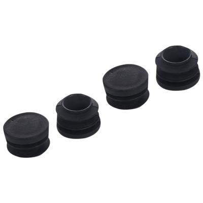 Good-Blanking End Caps Round Tube Insert Cover 19Mm Dia 40 Pcs Black