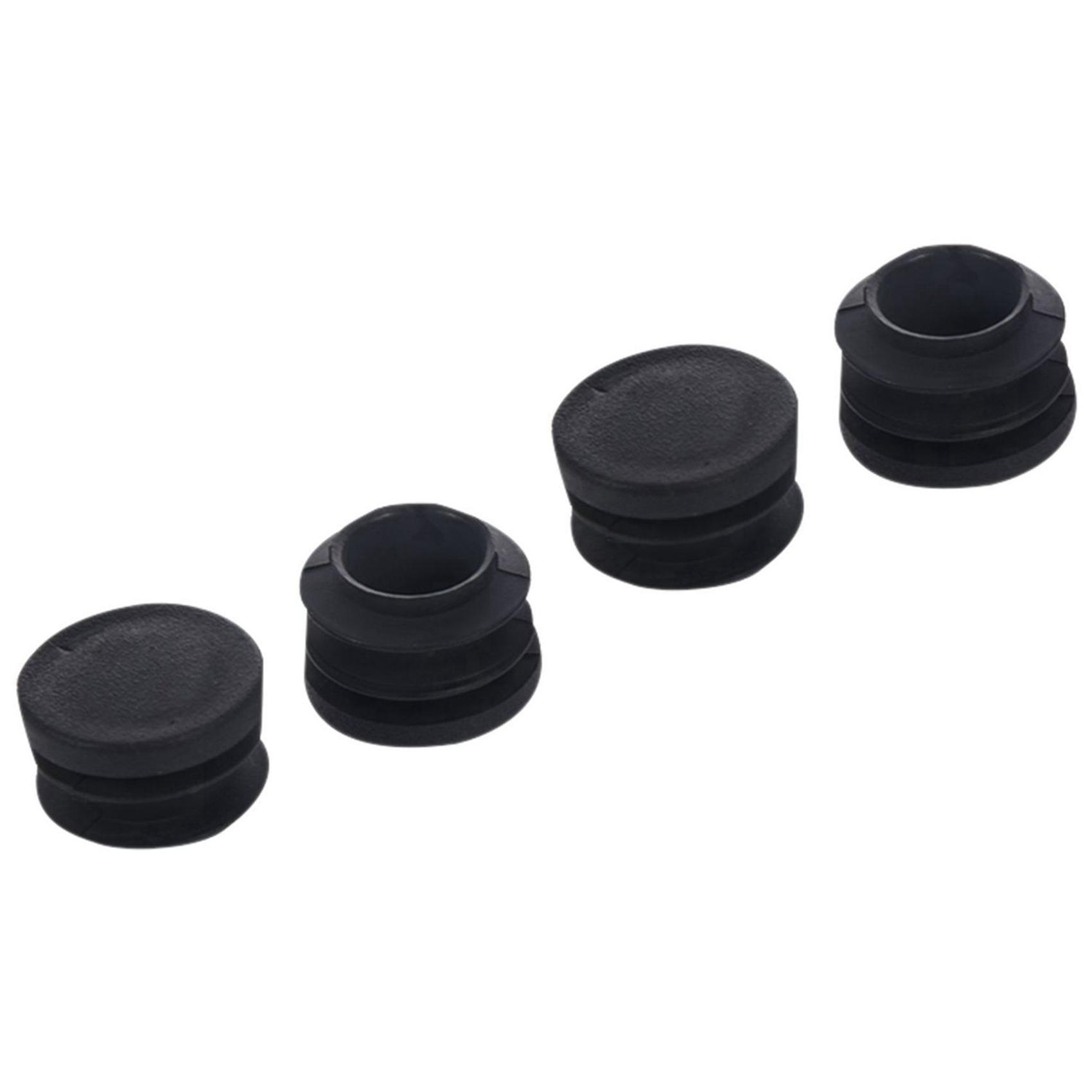 Good-Blanking End Caps Round Tube Insert Cover 19Mm Dia 40 Pcs Black