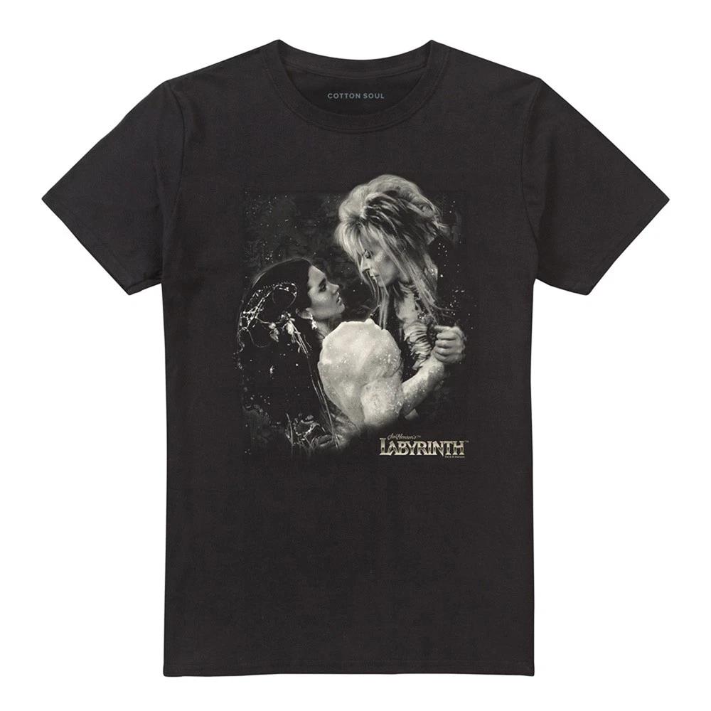 

Labyrinth Dream Dance 100% Cotton T-shirt Mens Tees Top S-5XL, Black 4XL