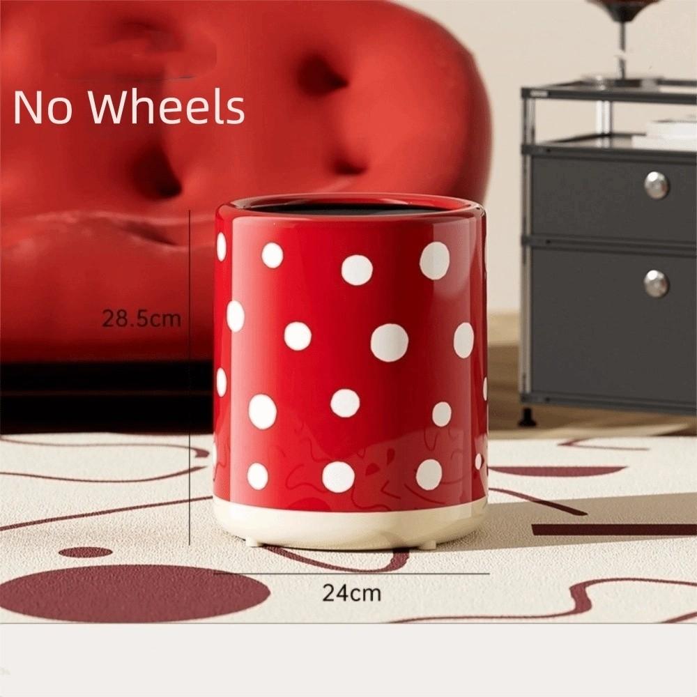 

Double-layer Waste Bin Light Luxury Style Rubbish Case High Quality Garbage Dustbin Living Room White