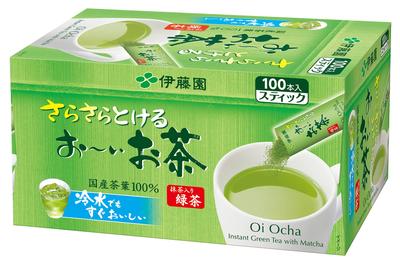 Itoen Oi Ocha Smooth Green Tea with Matcha, Stick Type, 0.8g X 100 Sticks