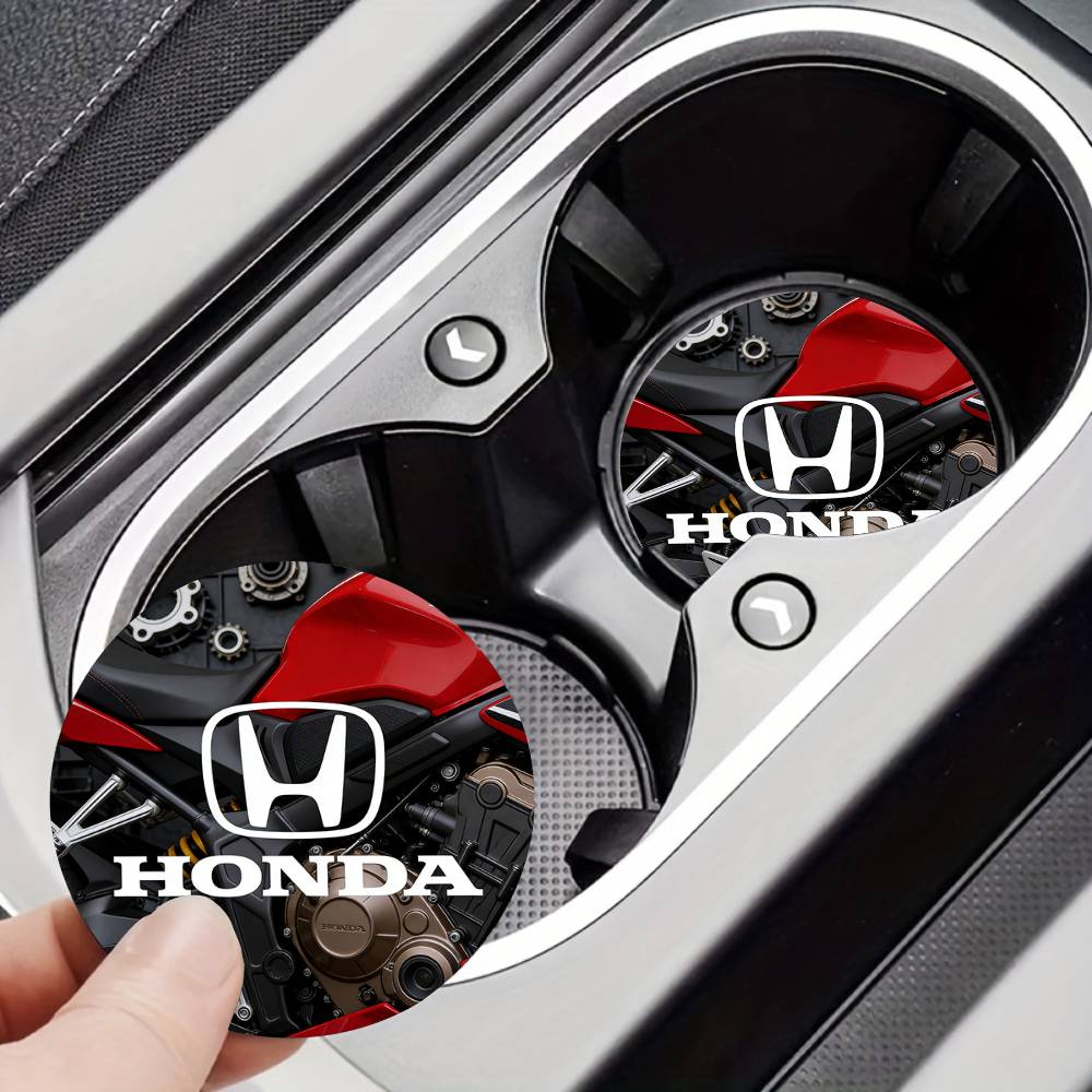 For Honda New Car Cup Holder Anti-Slip Silicone 7cm Insert Coaster Mat Universal Car Accessories Black Fit LG Most Cars