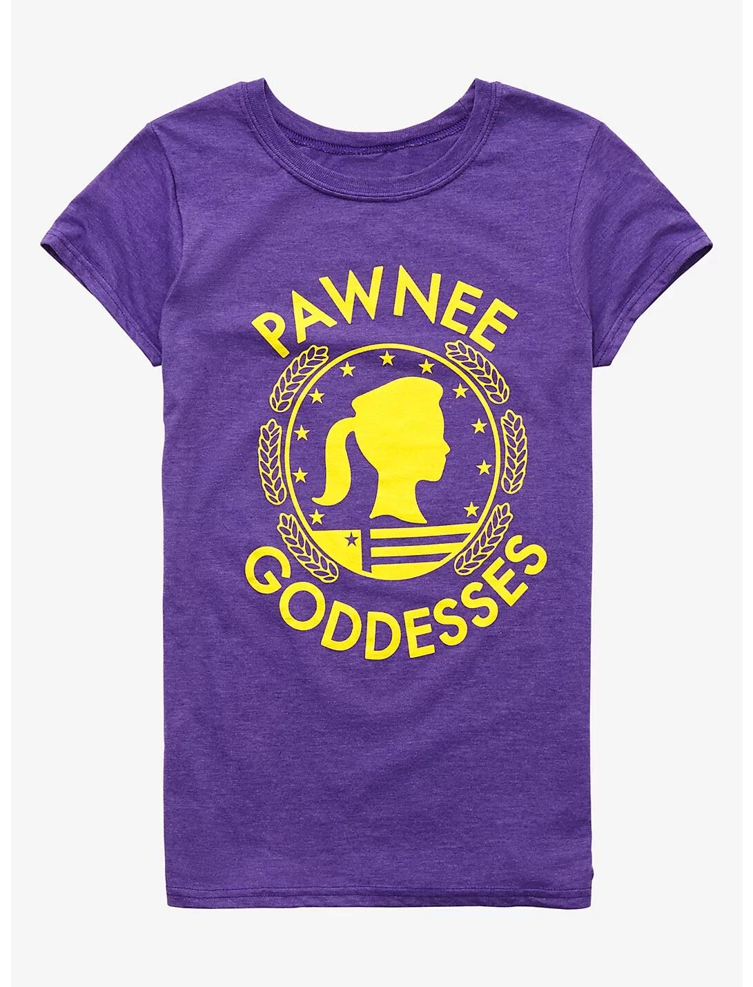 Parks And Recreation Juniors Pawnee Goddesses Logo T-Shirt NWT XL, 2XL 2XL