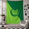 VfL Wolfsburg FC Wall Tapestry Home Decor Wall Hanging Cloth for Bedroom Living Room Background