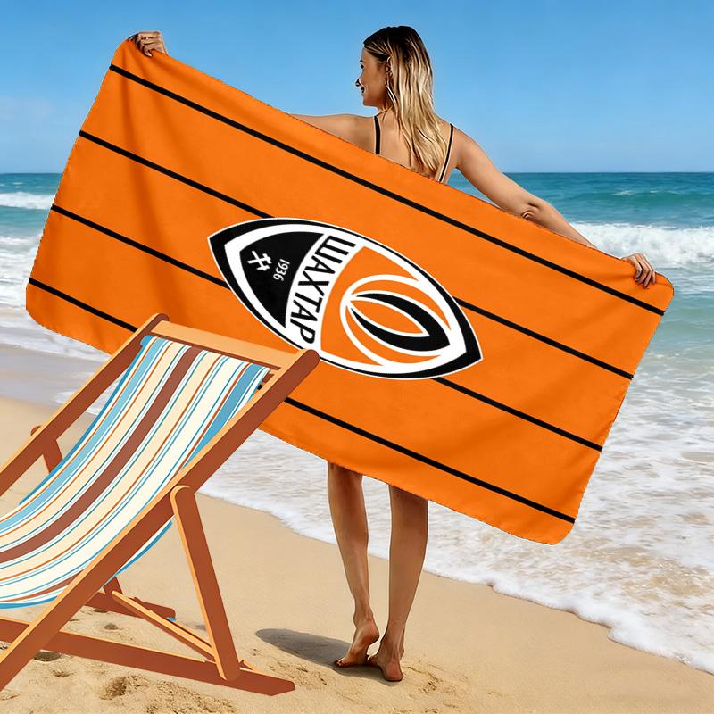Shakhtar Print Beach Towel, Large Soft Quick Dry Towel for Beach Camping Swimming