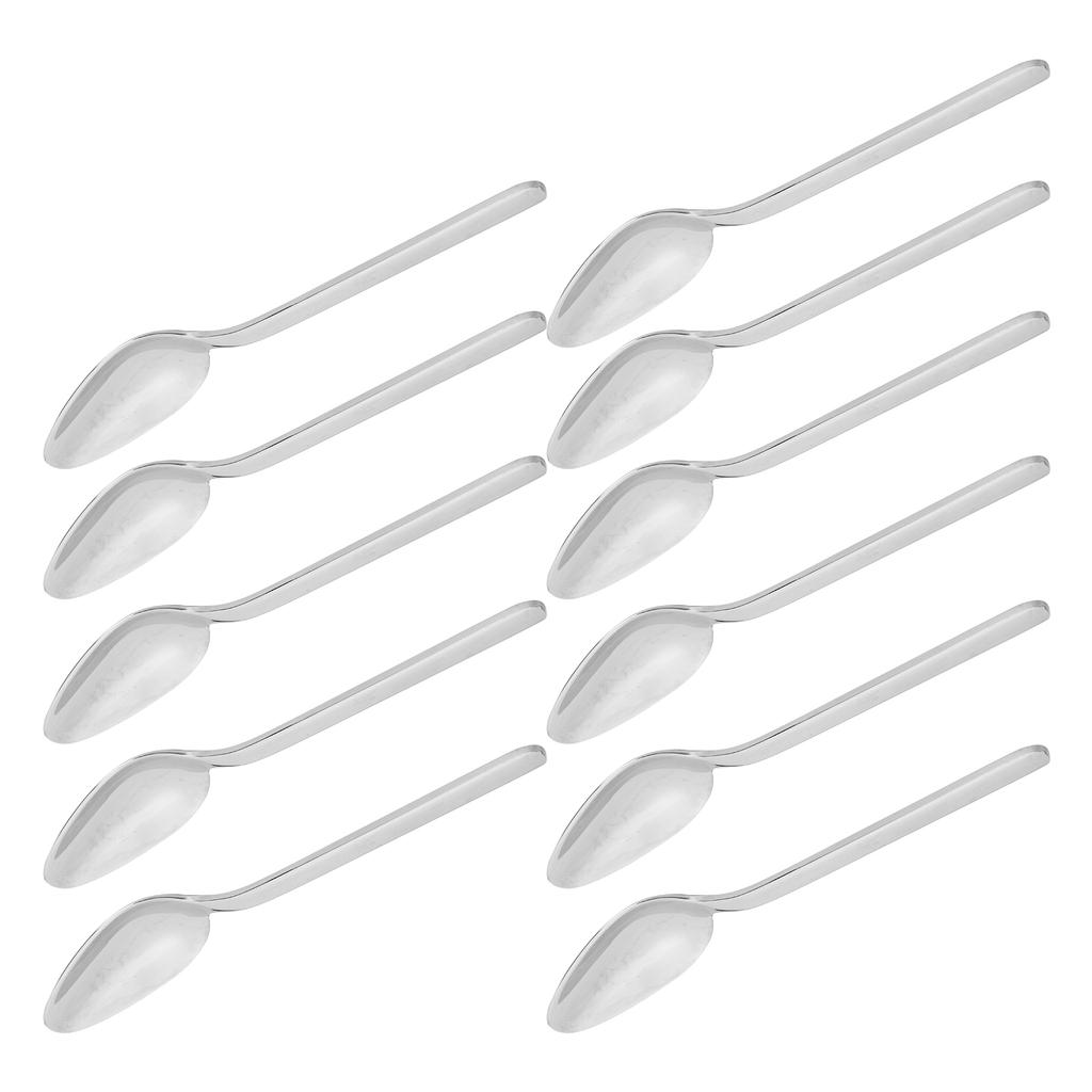 12 st Förtjockade Kaffeskedar 316 Rostfritt Stål Spegelpolering Dessertsked PresentförpackningJ13421/04